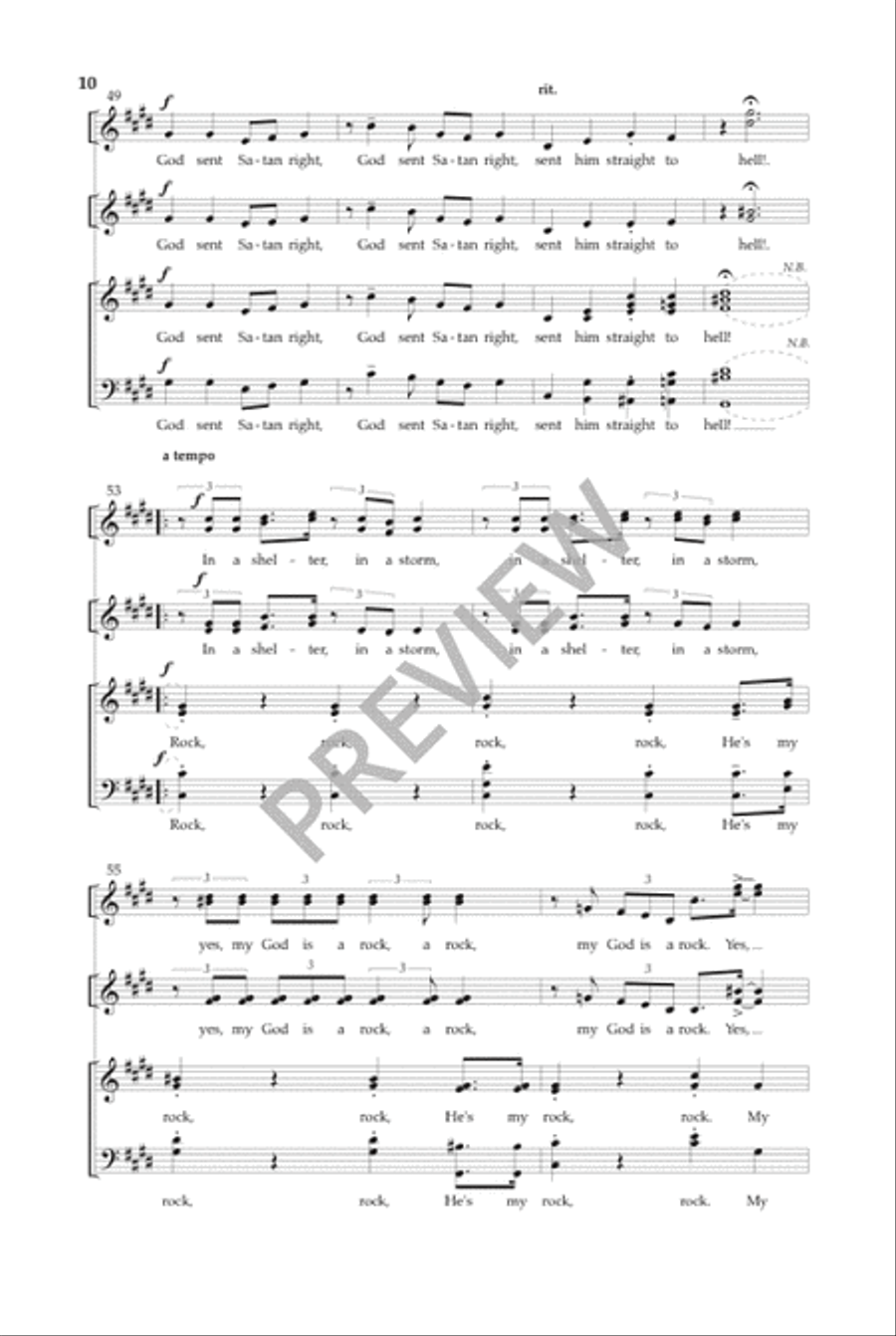 My God Is a Rock Divisi scores gallery preview page 11