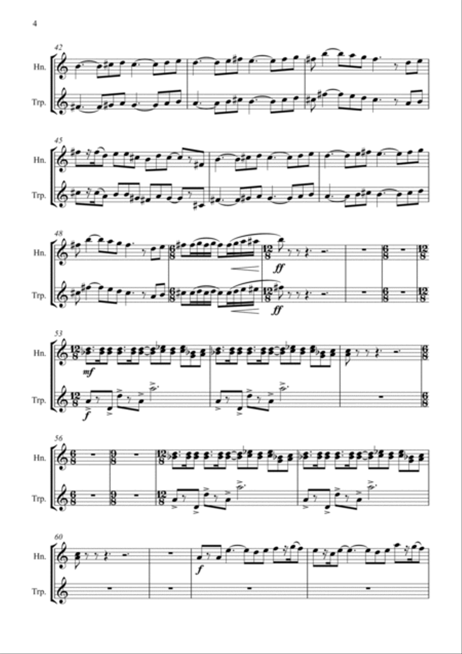 The Ride The Ride Small Ensemble scores gallery preview page 4