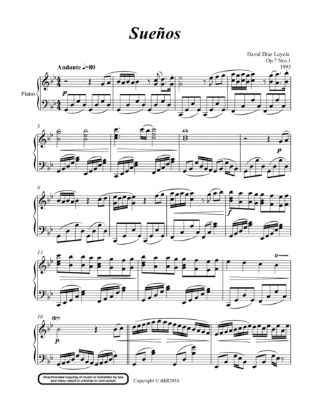 Sueños Op.7 Nro.1