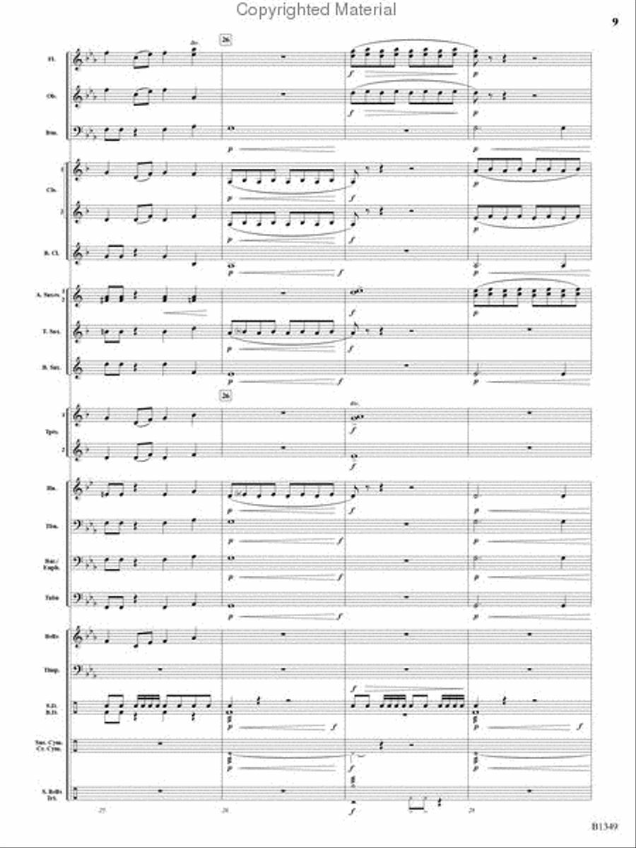 Carpathia Concert Band scores gallery preview page 8