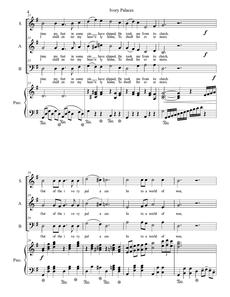 Ivory Palaces 3-Part scores gallery preview page 4