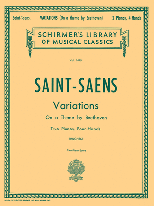 Book cover for Variations on a Theme by Beethoven, Op. 35