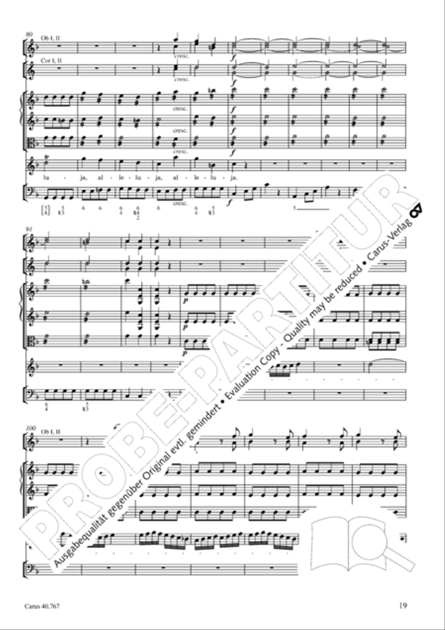 Exsultate, jubilate Exsultate, jubilate Bassoon scores gallery preview page 28