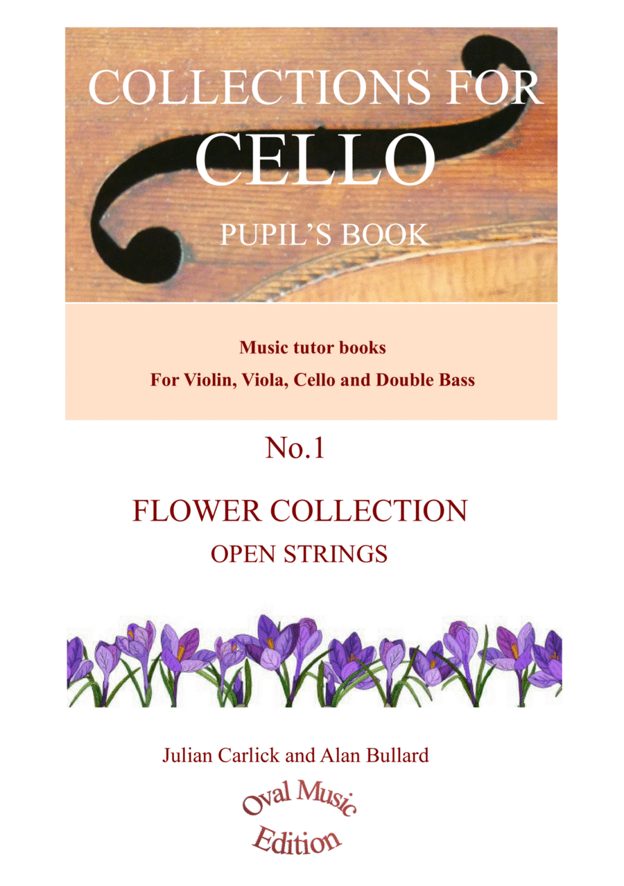 Flower Collection Collections for Cello Student Book Volume 1 Cello Solo scores gallery preview page 1