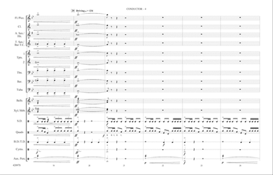 Man of Steel, Part 1: Score Marching Band scores gallery preview page 4