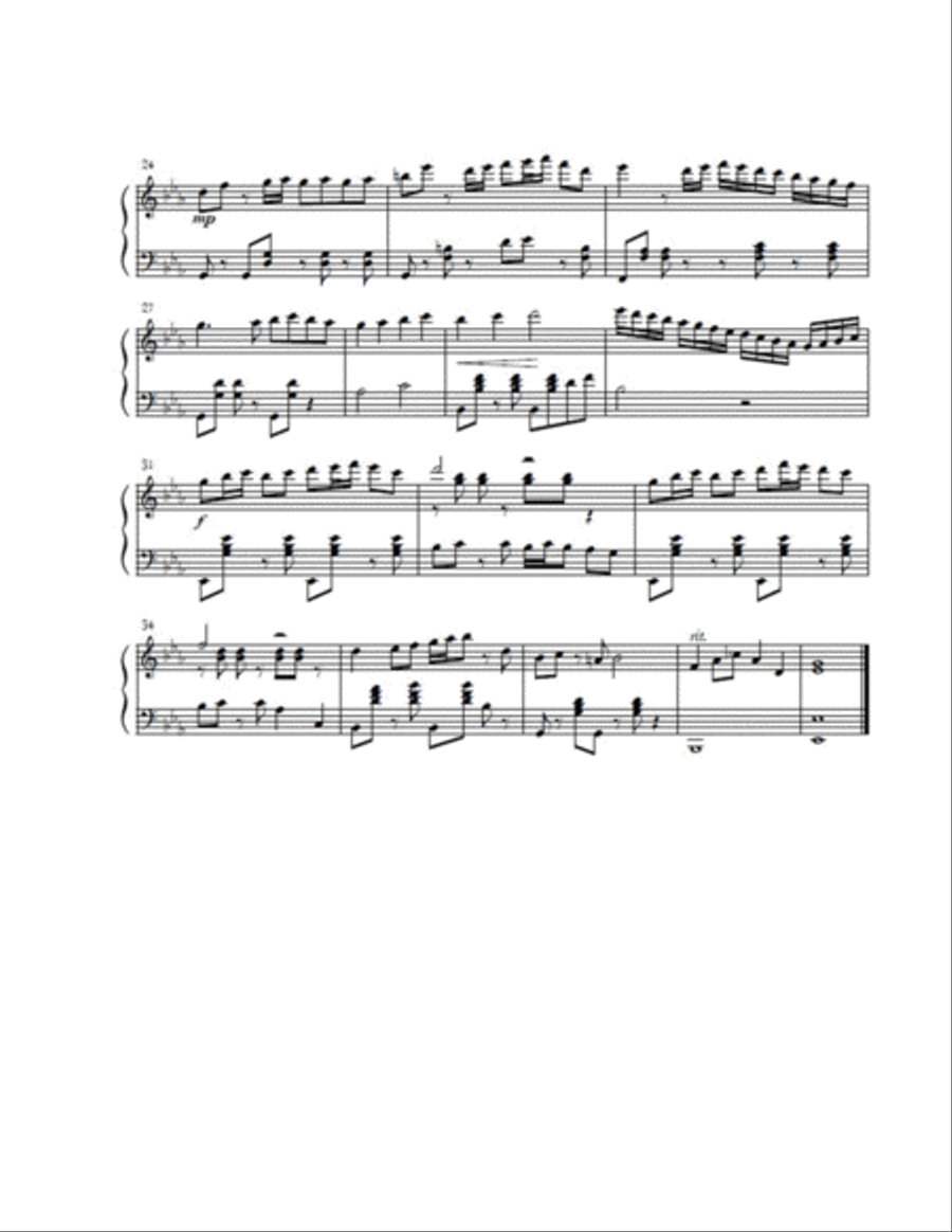 Petrichor Piano Solo scores gallery preview page 3