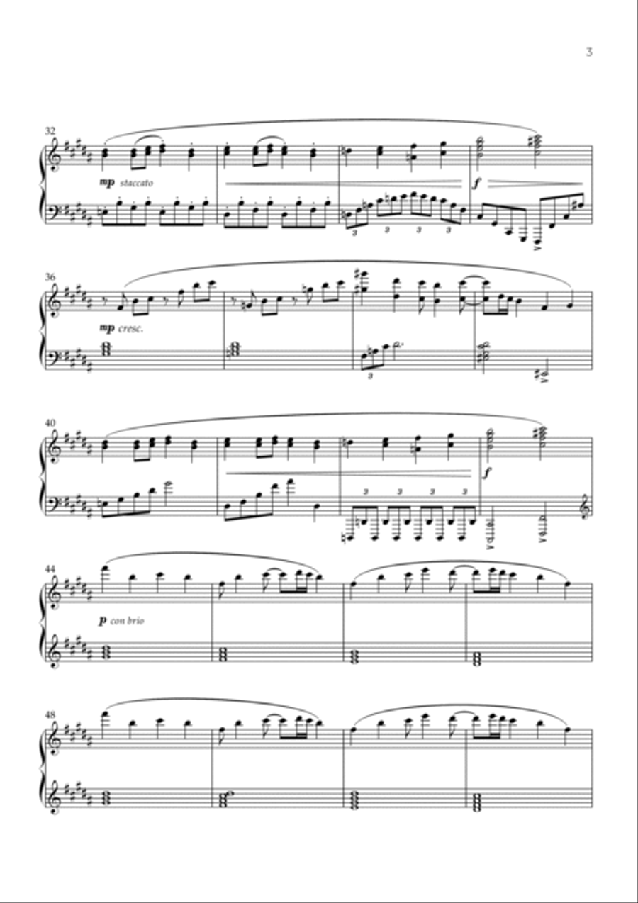 Hopes & Dreams Save The World His Theme Piano Solo scores gallery preview page 3