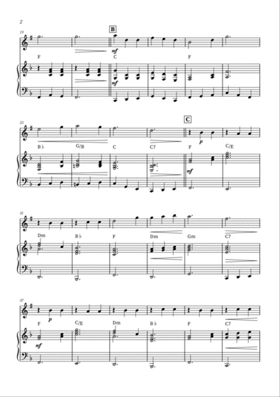 Edelweiss Soprano Saxophone scores gallery preview page 2