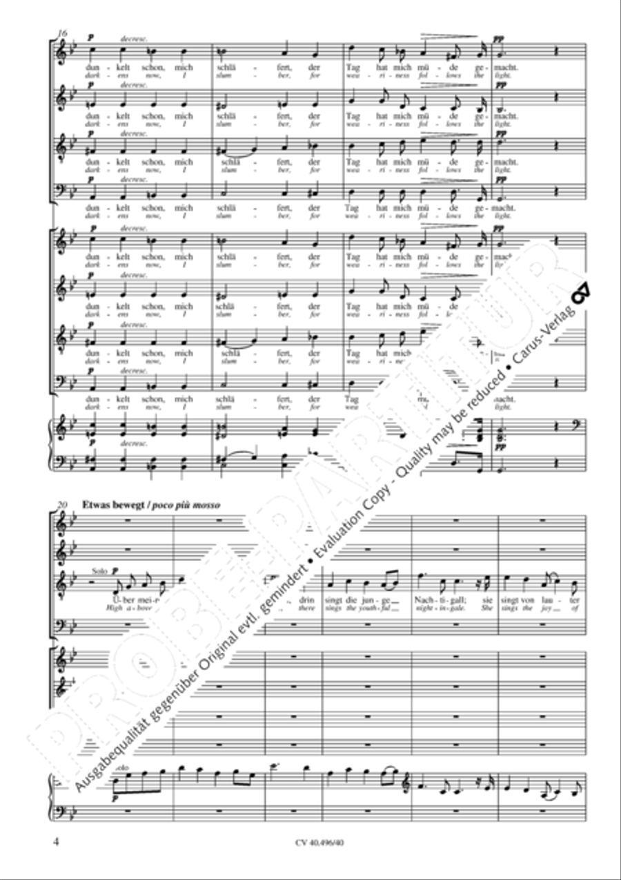 Grim death, it is the cooling night 4-Part scores gallery preview page 5