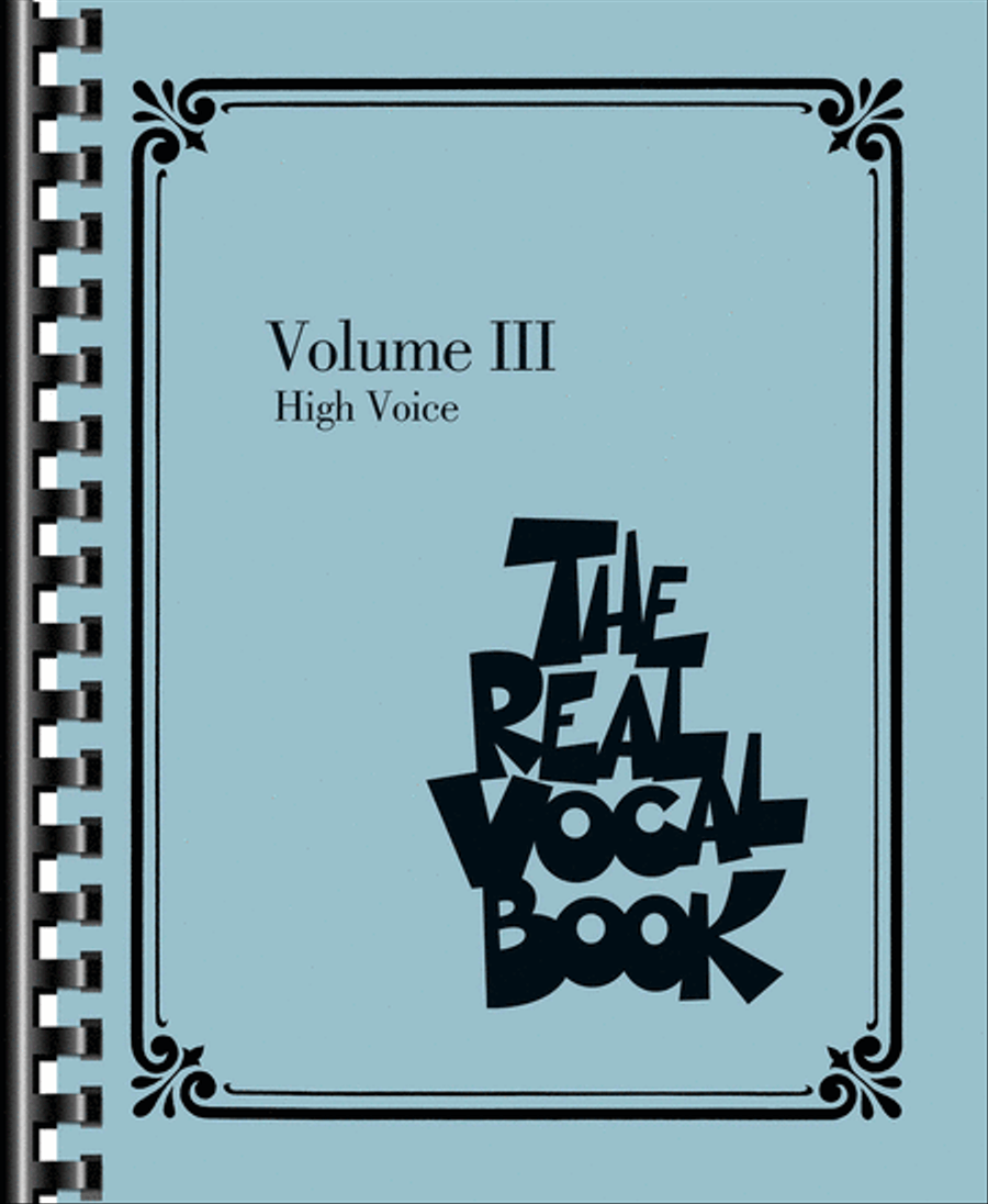 The Real Vocal Book - Volume III Voice scores gallery preview page 1