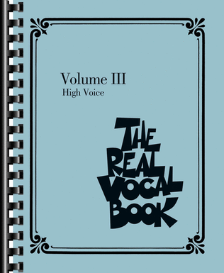 Book cover for The Real Vocal Book - Volume III