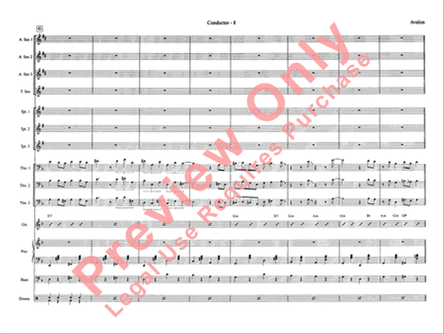 Avalon Jazz Ensemble scores gallery preview page 16