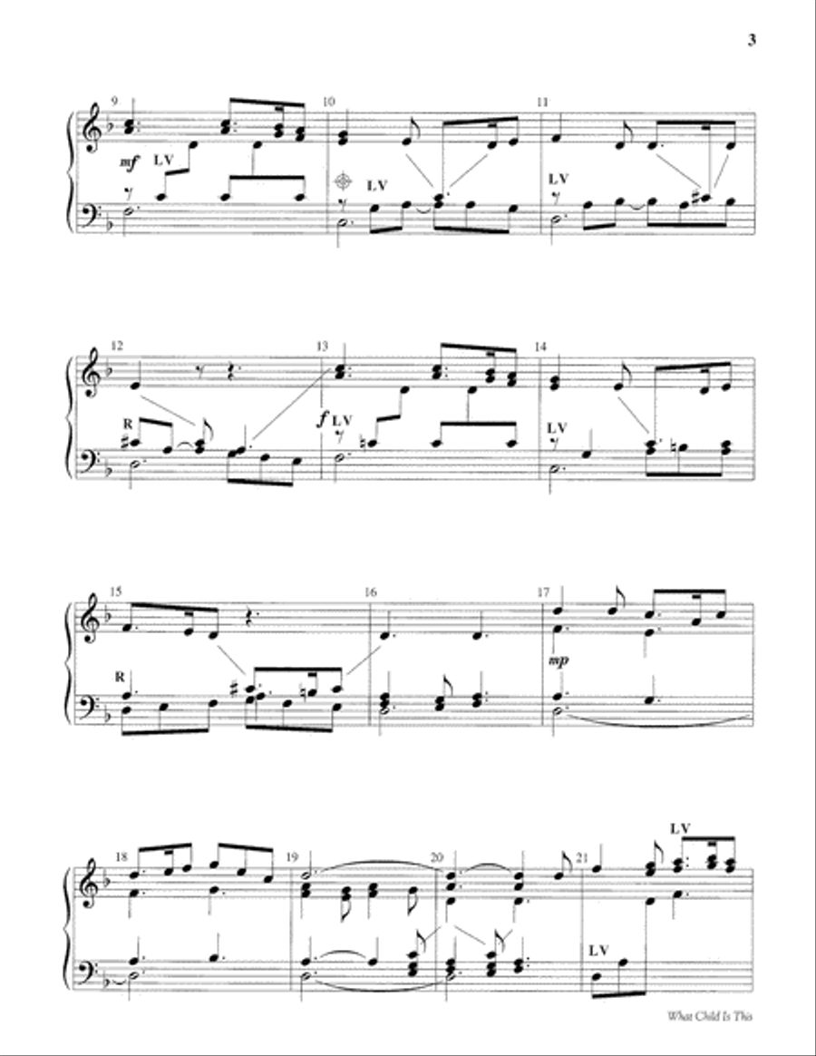 What Child Is This 3-Octaves scores gallery preview page 3