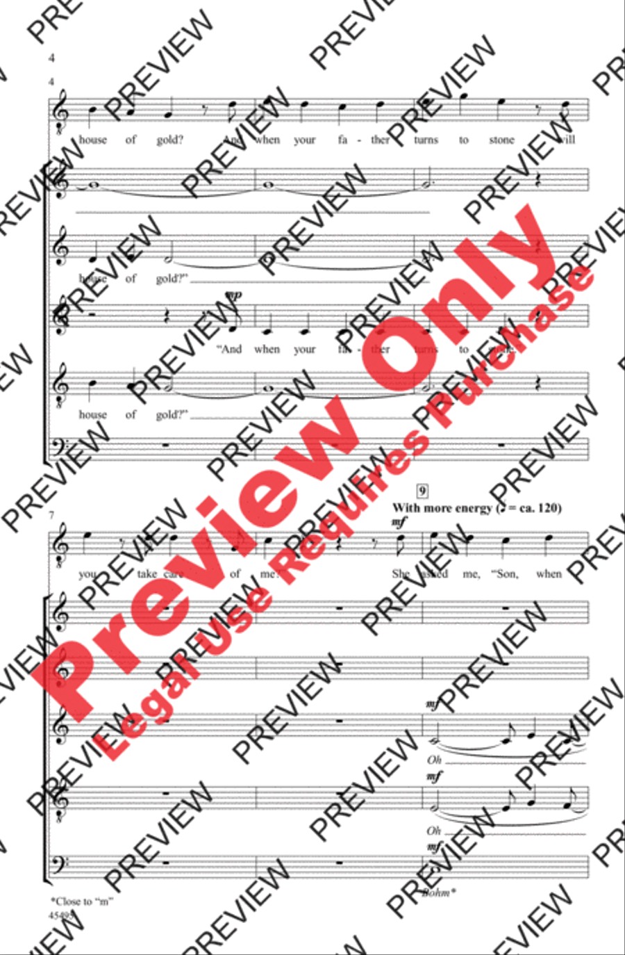 House of Gold House of Gold 4-Part scores gallery preview page 3