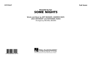 Some Nights - Full Score