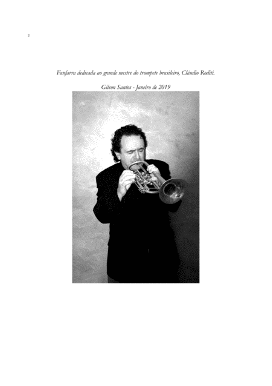 FANFARRE FOR RODITI - Fanfare for twenty trumpets