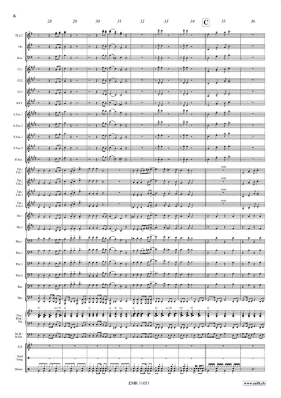 Disco Bird Concert Band scores gallery preview page 7