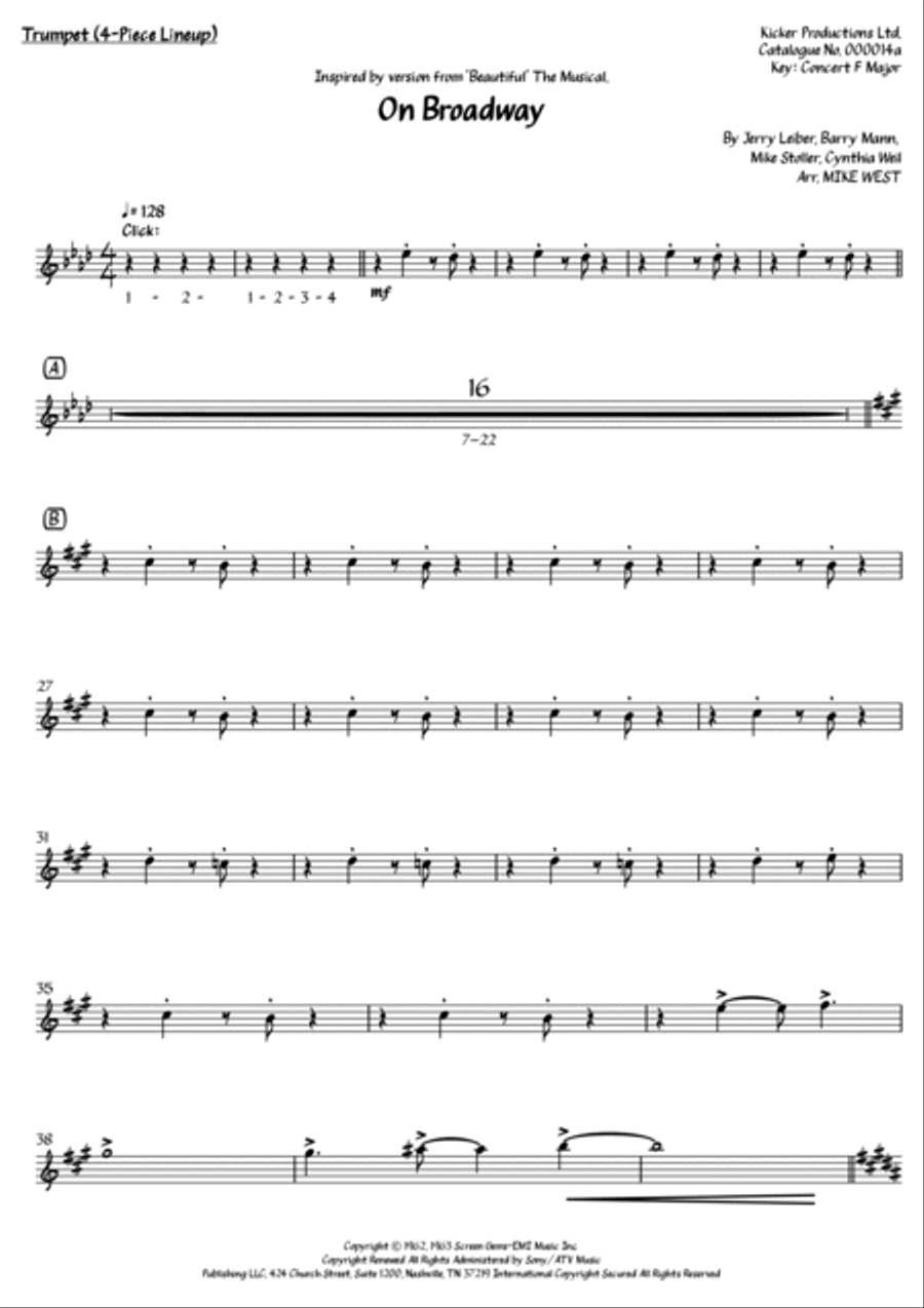 On Broadway Small Ensemble scores gallery preview page 2