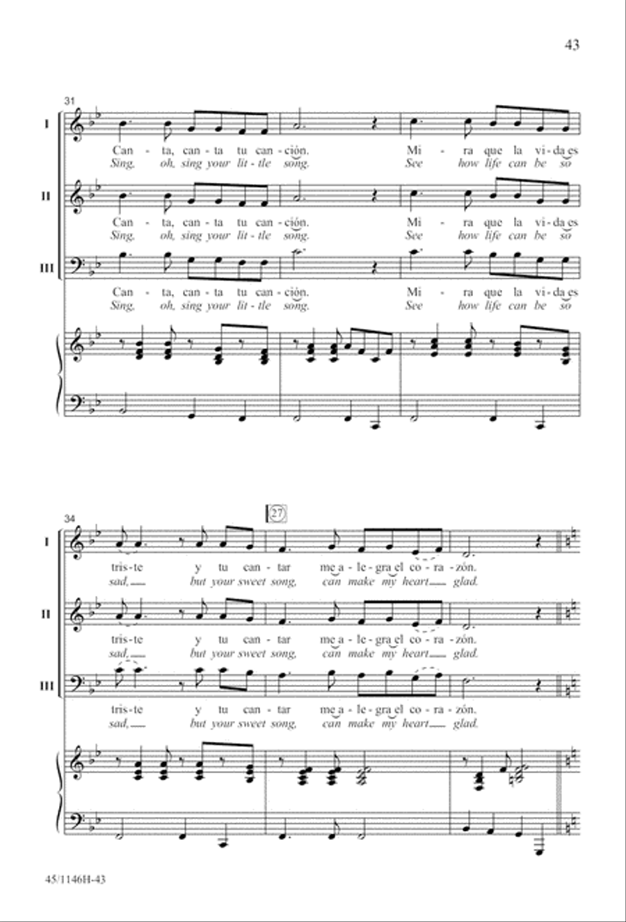 We Sing the World Around We Sing the World Around Choir scores gallery preview page 43