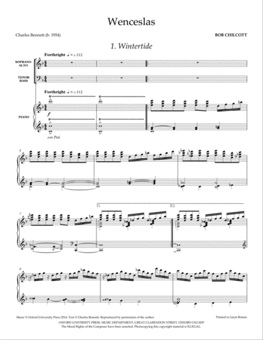 Wenceslas Wenceslas 4-Part scores gallery preview page 2