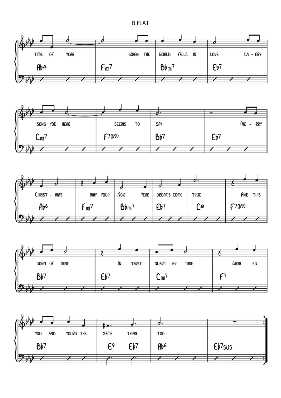 The Christmas Waltz The Christmas Waltz Piano scores gallery preview page 4