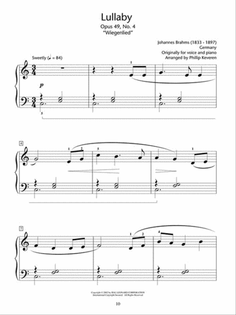 Classical Themes – Level 3 Piano Method scores gallery preview page 5