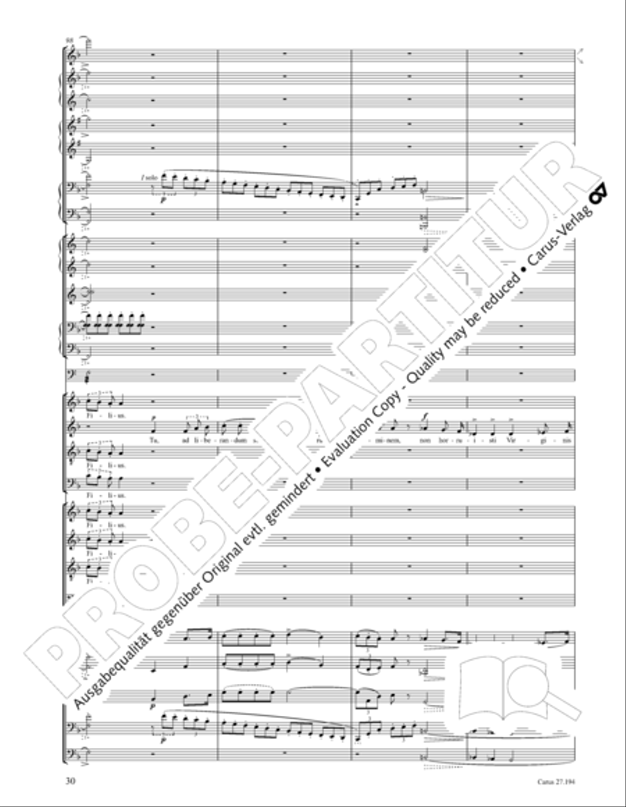 Te Deum 4-Part scores gallery preview page 31
