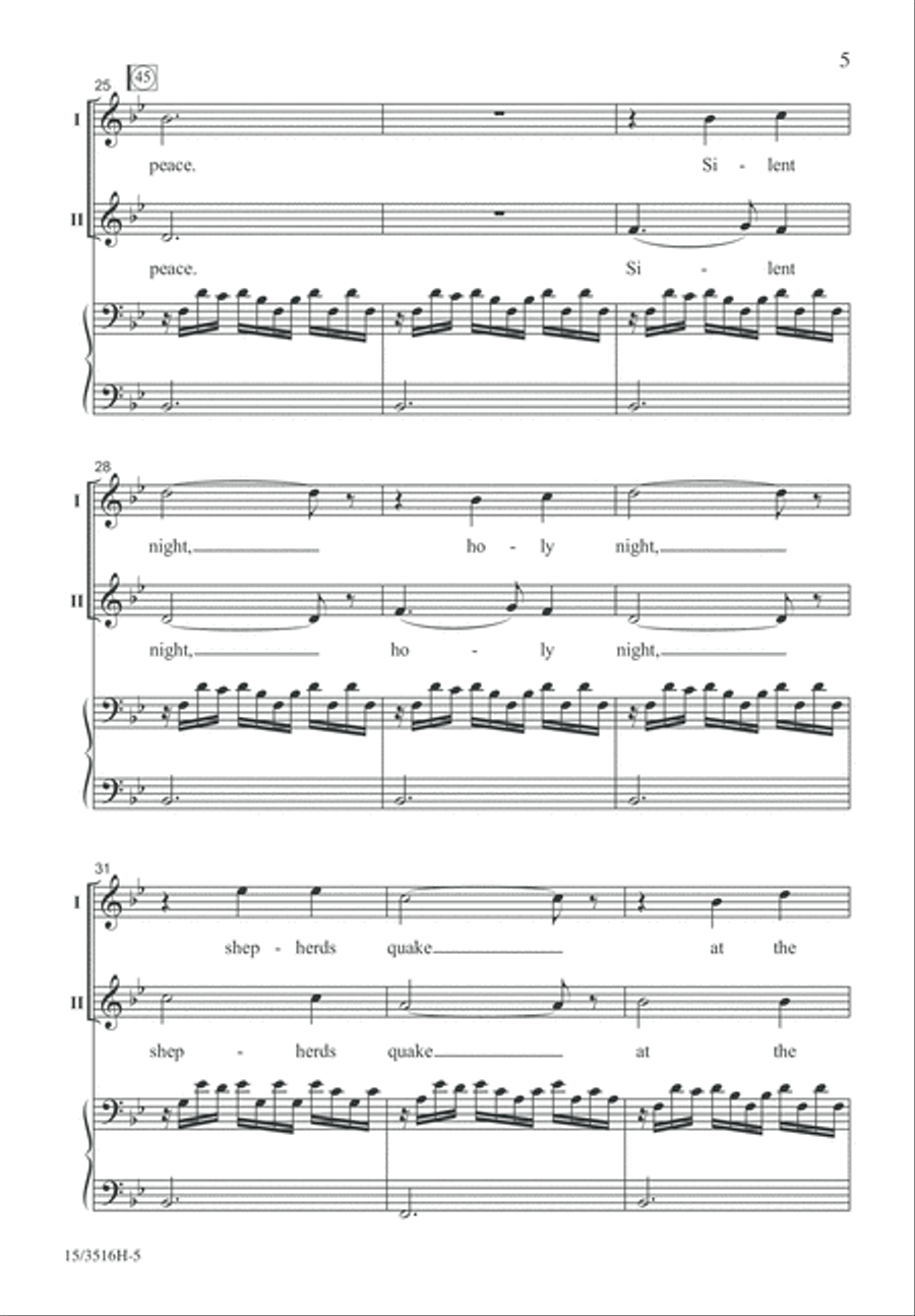 All is Calm, Sleep in Peace 2-Part scores gallery preview page 5