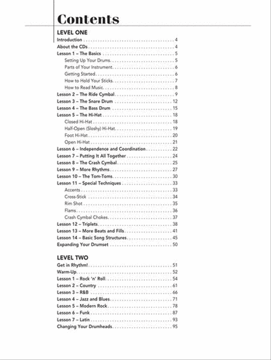Play Drums Today! – Starter Pack Drums scores gallery preview page 3