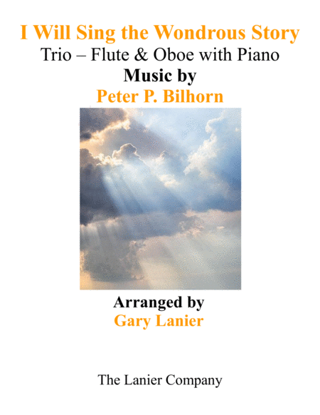 I WILL SING THE WONDROUS STORY (Trio – Flute & Oboe with Piano and Parts) image number null
