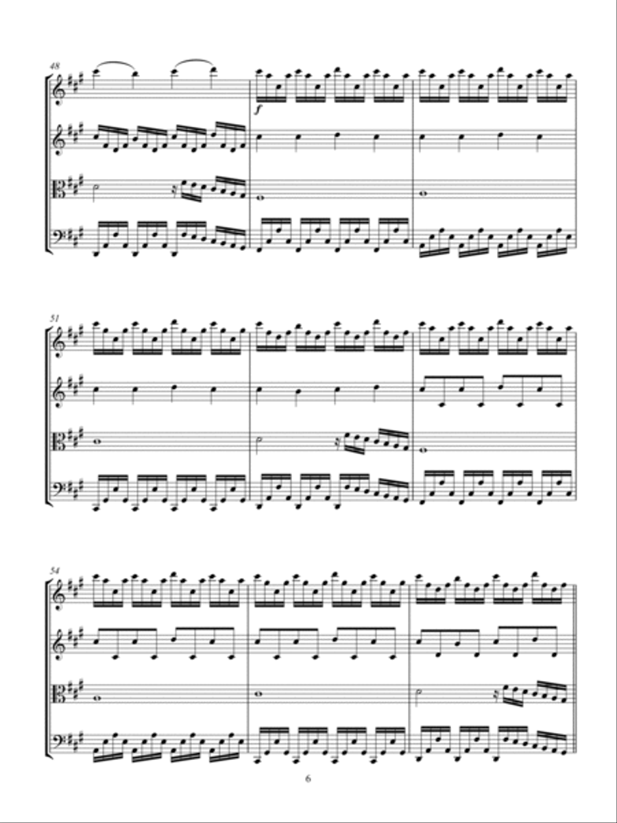 Love Is A Mystery Love Is A Mystery String Quartet scores gallery preview page 6