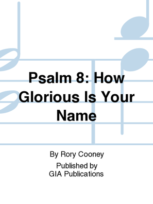 Book cover for How Glorious Is Your Name