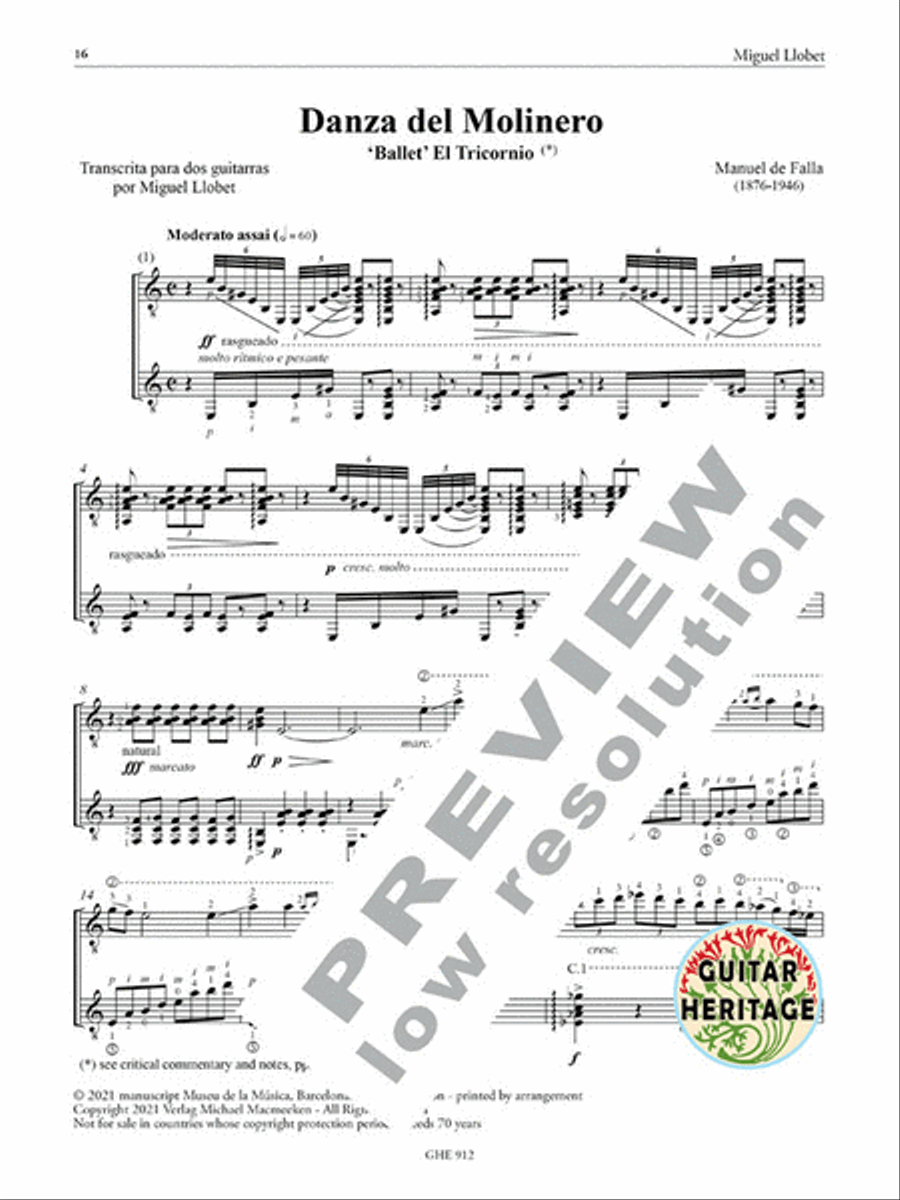 Works for Guitar Duo Vol. 12 Classical Guitar scores gallery preview page 3