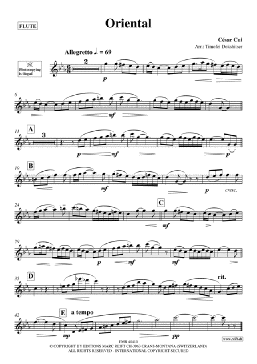 Oriental Flute Solo scores gallery preview page 2