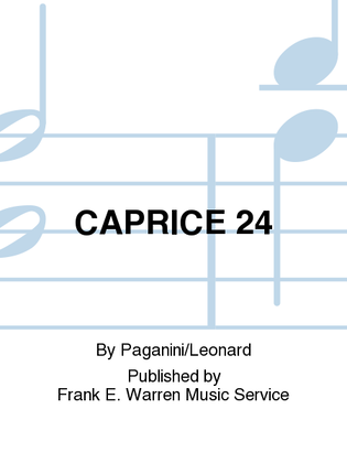 Book cover for Caprice 24