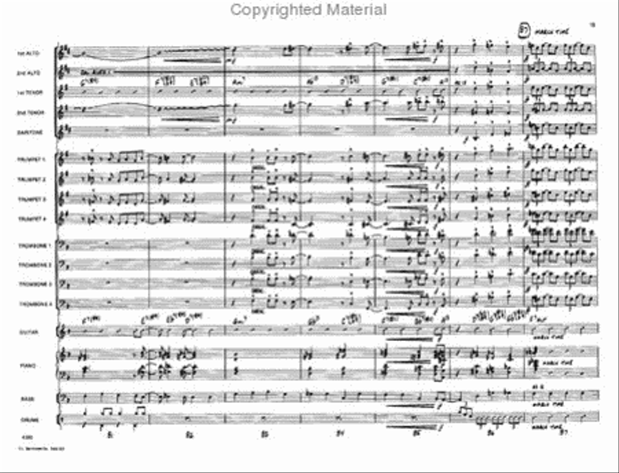 Duke It Out! Jazz Ensemble scores gallery preview page 12