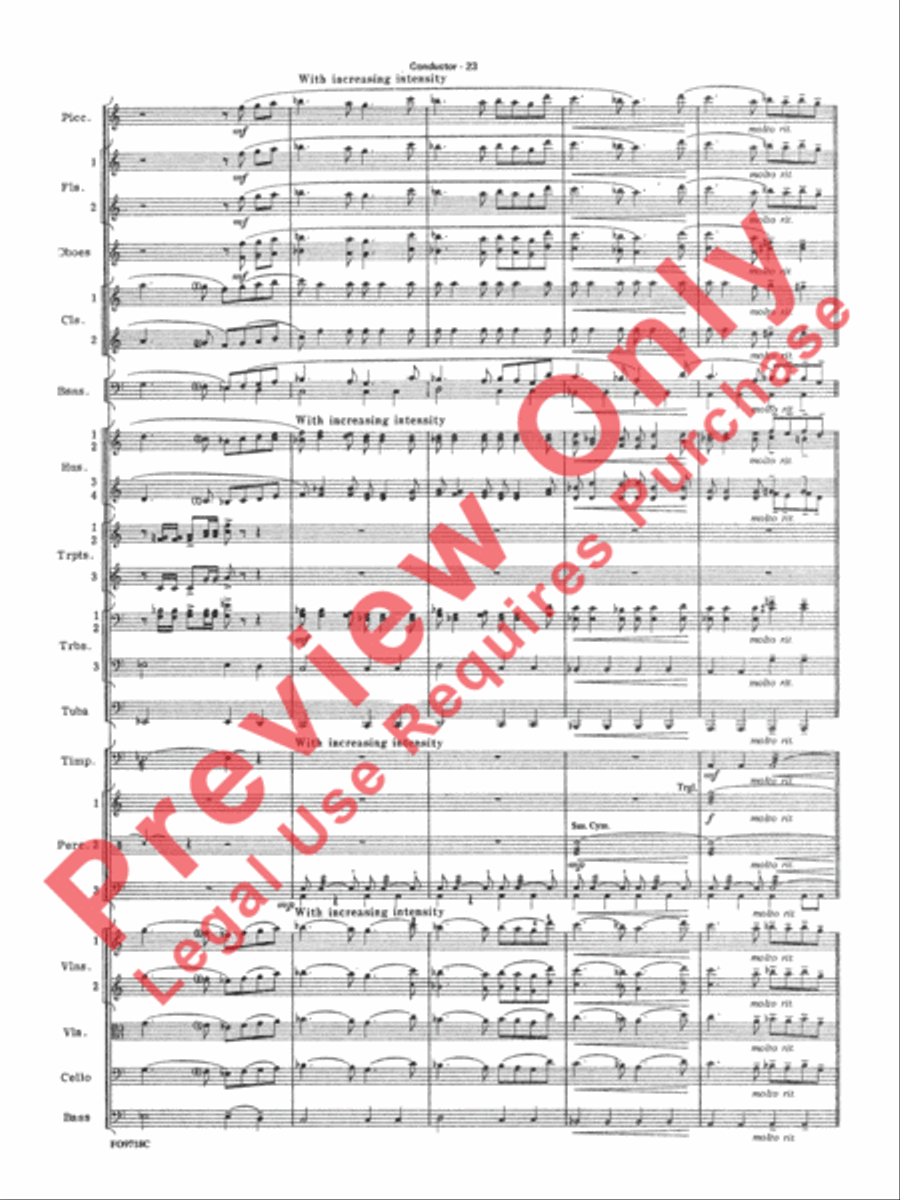 The Empire Strikes Back Medley Full Orchestra scores gallery preview page 26