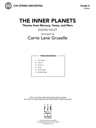 Book cover for The Inner Planets: Score