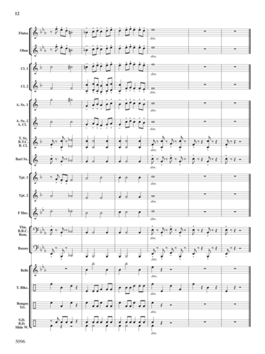 Portly Penguin Parade Portly Penguin Parade Concert Band scores gallery preview page 11