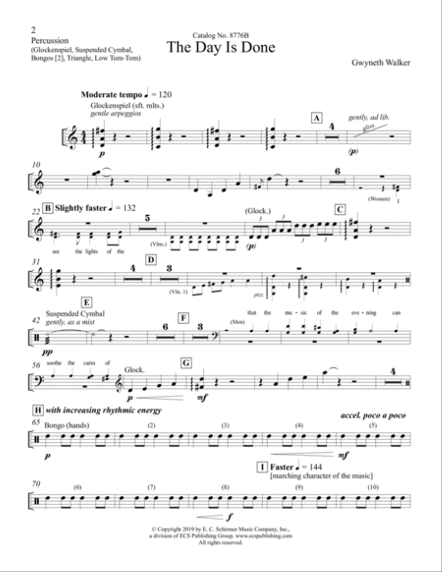 The Day Is Done The Day Is Done Choir scores gallery preview page 6