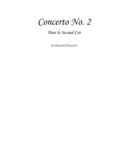 Concerto No. 2 for Low Horn image number null