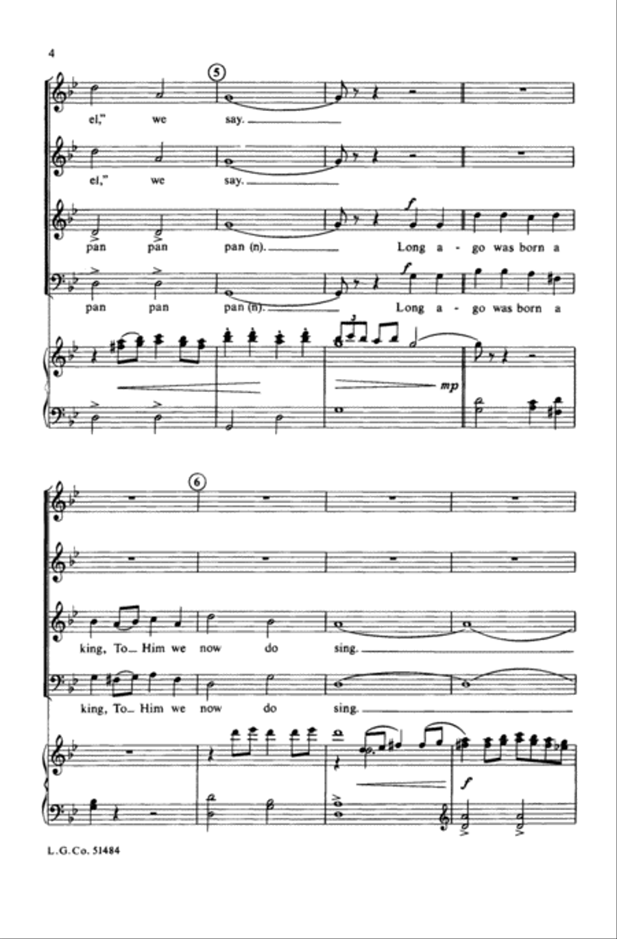 Patapan Choir scores gallery preview page 3