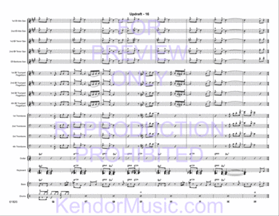 Updraft Updraft Jazz Ensemble scores gallery preview page 17