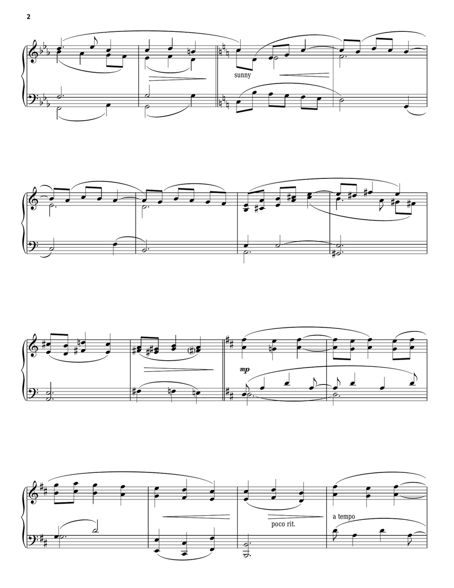 The Age Of Innocence Piano Solo scores gallery preview page 2