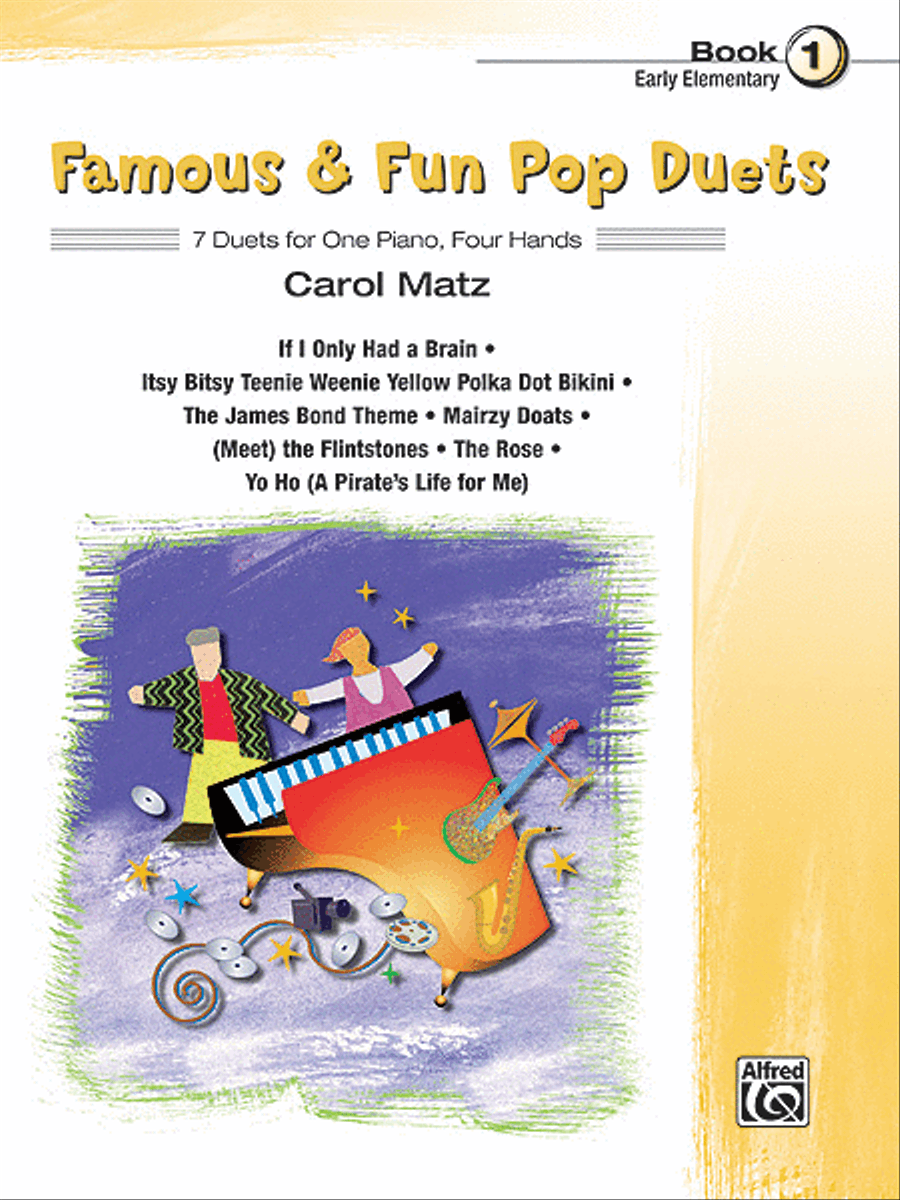 Famous & Fun Pop Duets, Book 1 by Carol Matz Small Ensemble - Sheet Music