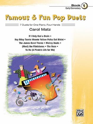 Book cover for Famous & Fun Pop Duets, Book 1