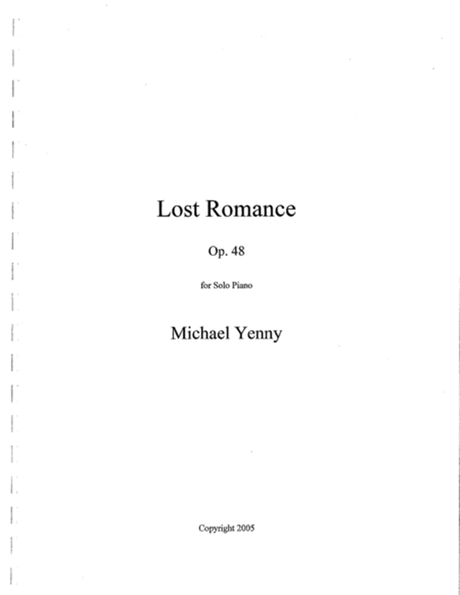 Lost Romance, op. 48 image number null