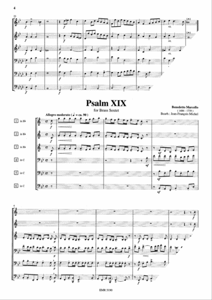 Brass Sextet Brass Ensemble scores gallery preview page 4