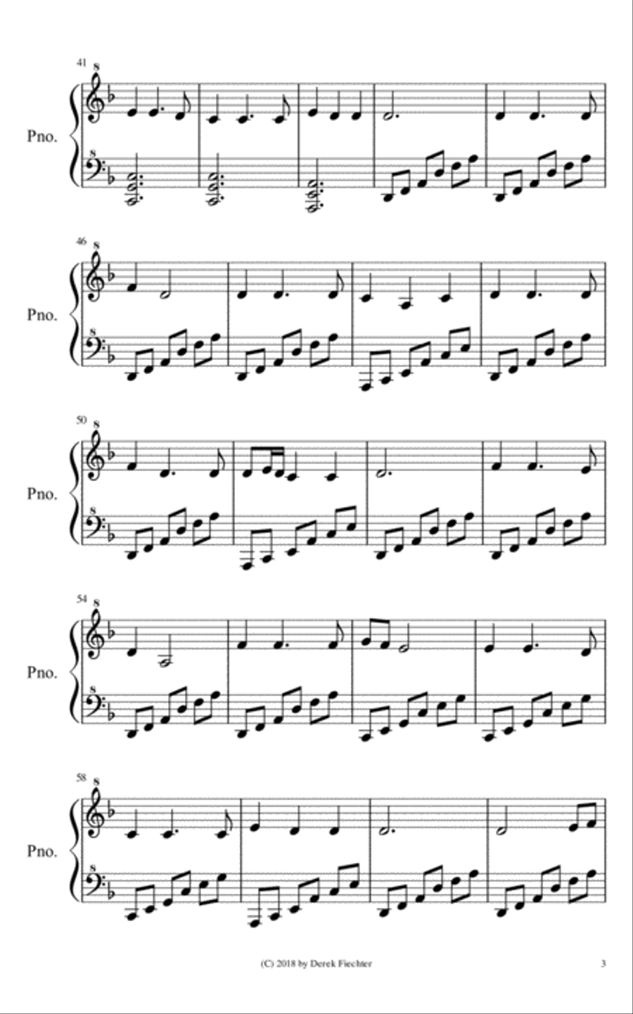 Brown Fox Inn Brown Fox Inn Piano Solo scores gallery preview page 3