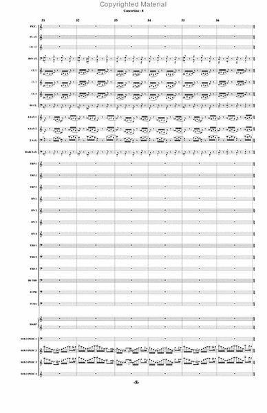 Concertino for 4 Percussion image number null